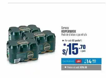Makro Cerveza koperwiek oferta