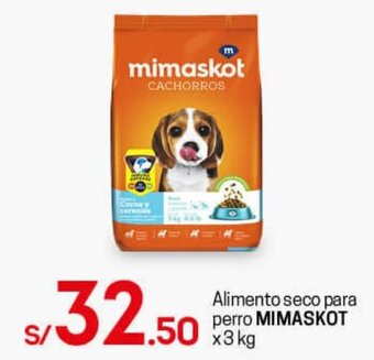 Tottus Alimento Seco para Perro Mimaskot 3kg oferta