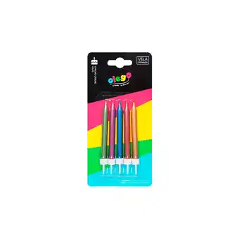 Tottus Vela cromada 5 piezas surtido oferta