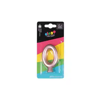 Tottus Vela número 0 cromada gold rose oferta
