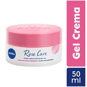 Tottus Nivea cream gel roses 50 ml oferta
