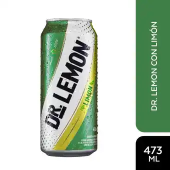 Tottus Bebida rtd dr. lemon con limon lata 473ml oferta