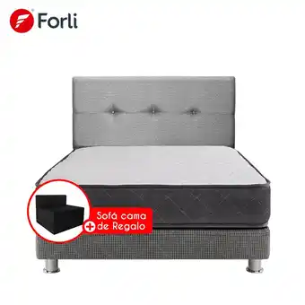 Tottus Dormitorio samay 2 plazas + cab + sofa cama + alm oferta