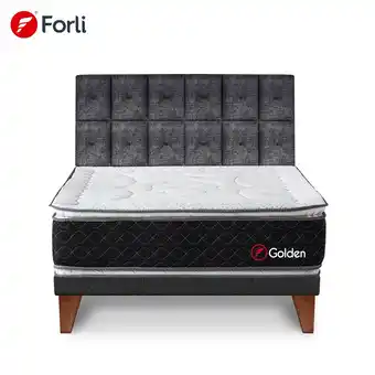Tottus Dormitorio europeo golden king+cab oferta