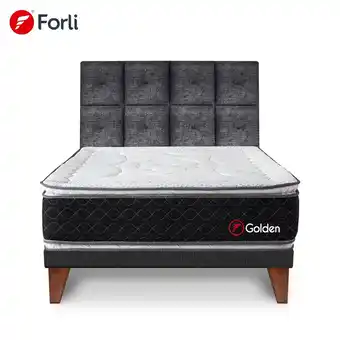 Tottus Dormitorio europeo golden 2plz+cab oferta