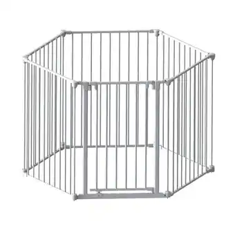 Tottus Corral metalico seguridad 6 lados oferta