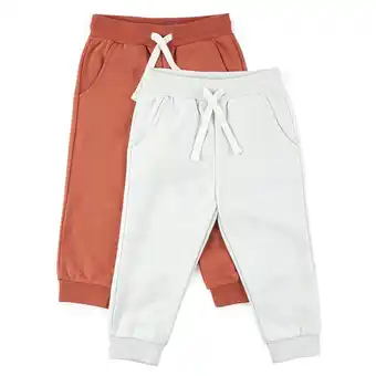 Tottus Pack x2 jogger bebé talla 9m verde naranja oferta