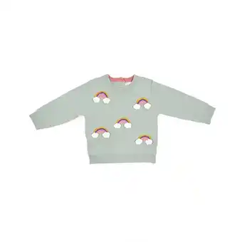 Tottus Chompa bebé talla 6m menta tejida oferta