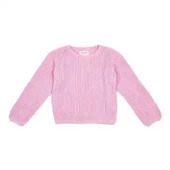 Tottus Chompa niña talla 10 rosado con manga oferta