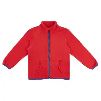 Tottus Casaca polar niño talla 10 rojo entero oferta