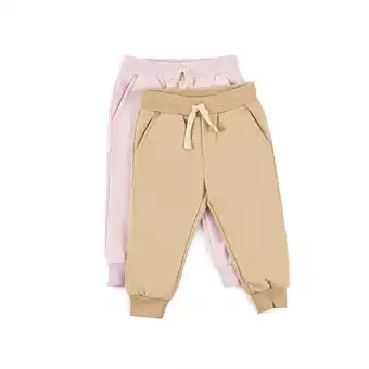 Tottus Pack x2 jogger bebé talla 24m naranja rosado oferta