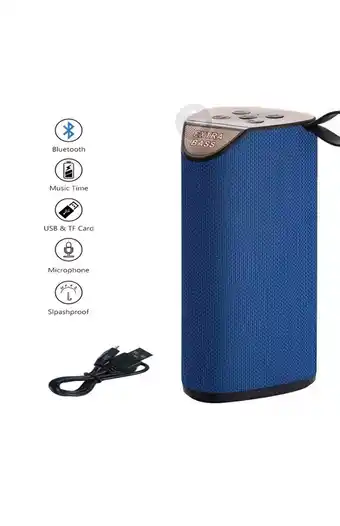 Tiendas EFE Parlante bluetooth ts-111 plus - azul oferta