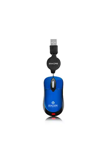 Tiendas EFE Mouse usb retractil gospel ekm103x blue oferta