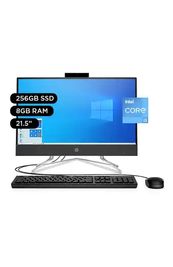 Tiendas EFE Hp all-in-one intel core i3, 8gb ram, 256gb ssd, fhd oferta