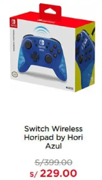 La Curacao Switch Woreless Horipad by Hori Azul oferta