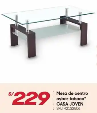 Hiperbodega Precio Uno Mesa de Centro Cyber Tabaco Casa Joven oferta