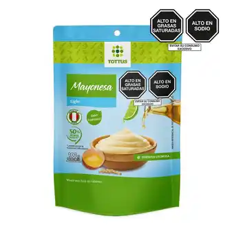Tottus Mayonesa light tottus 100 gr oferta
