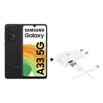Tottus Galaxy a33 5g negro + travel adapter 15w oferta