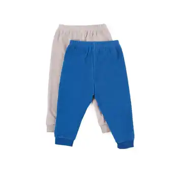 Tottus Pack x2 jogger bebé talla 12m plata azul oferta