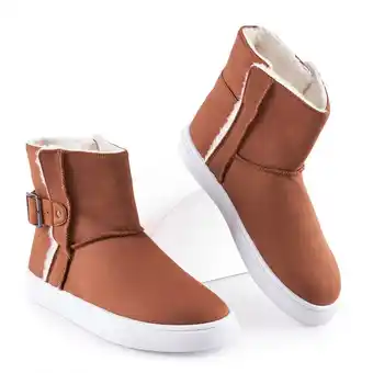 Tottus Botas canvas mujer talla 39 camel con correa oferta