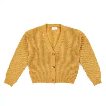 Tottus Chompa crop niña talla 16 amarillo oferta