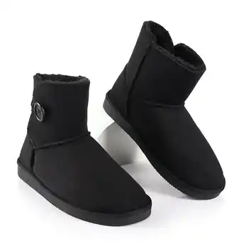 Tottus Botas clásicas mujer talla 36 negro con botón oferta