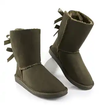 Tottus Botas clásicas mujer talla 37 verde militar con cinta oferta