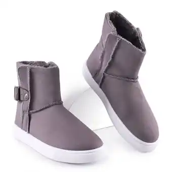 Tottus Botas canvas mujer talla 40 gris con correa oferta