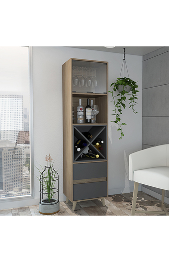 Tiendas EFE Bar alto tuhome salem - miel/plomo oferta