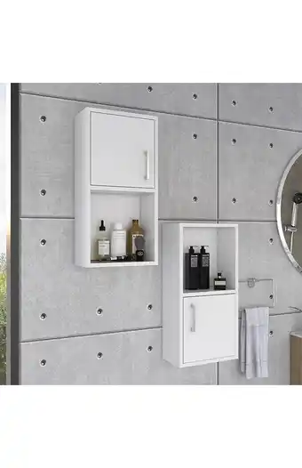 Tiendas EFE Mueble auxiliar tuhome bath x2 - blanco oferta