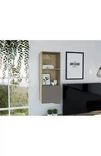 Tiendas EFE Mueble alto auxiliar tuhome obregon - duna/taupe oferta