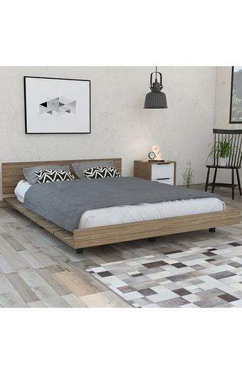 Tiendas EFE Cama tuhome kaia 2 plz - miel / blanco oferta