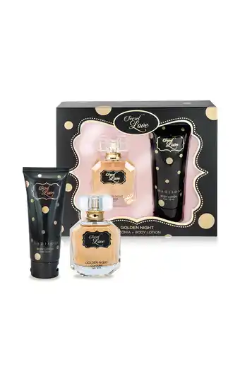 Secret love set colonia x 50 ml + body lotion x 100 ml - golden night