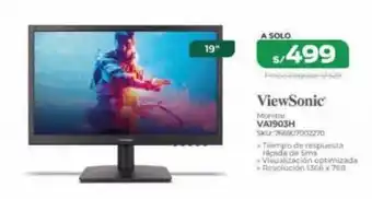 Marcimex Viewsonic Monitor VA1903H oferta