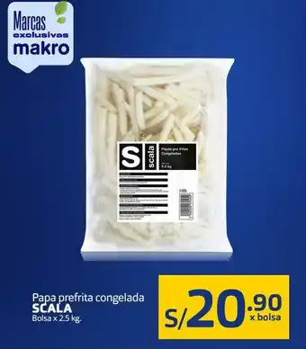 Makro Papa prefrita congelada scala bolsa x 2.5 kg oferta