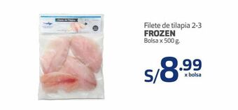 Makro Filete de tilapia 2-3 frozen bolsa x 500 g oferta