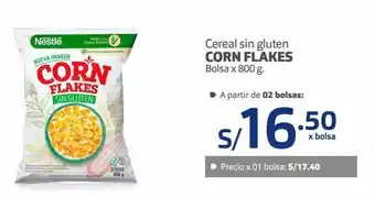 Makro Cereal sin gluten corn flakes bolsa x 800 g oferta
