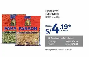Makro Menestras faraon bolsa x 500 g. oferta