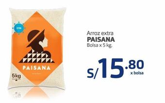 Makro Arroz extra paisana bolsa x 5 kg oferta