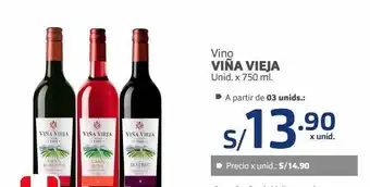 Makro Vino viña vieja unid. x 750 ml. oferta