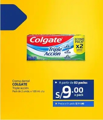 Makro Crema dental colgate 2un x 100ml oferta