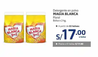 Makro Detergente en polvo magia blanca x 2kg oferta