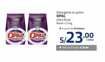 Makro Detergente en polvo opal x 24kg oferta