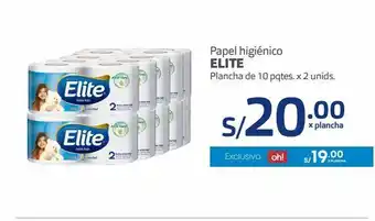 Makro Papel higiénico elite 10 pqtes x 2un oferta