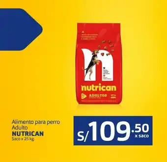 Makro Alimento para perros nutrican x 25kg oferta