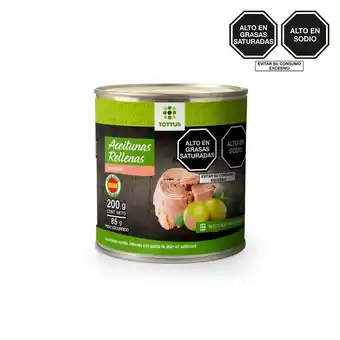 Tottus Aceitunas rellenas de atun tottus 200 gr oferta