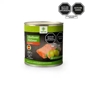 Tottus Aceitunas rellenas de salmon tottus 200 gr oferta
