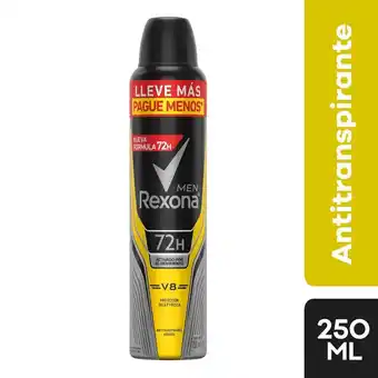 Tottus Rexona aerosol v8 250 ml oferta