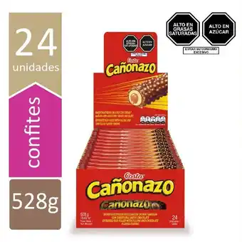 Tottus Caja de cañonazo relleno de crema chocolate oferta