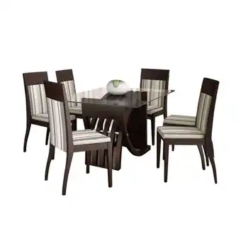 Tottus Comedor lufus 6 sillas oferta